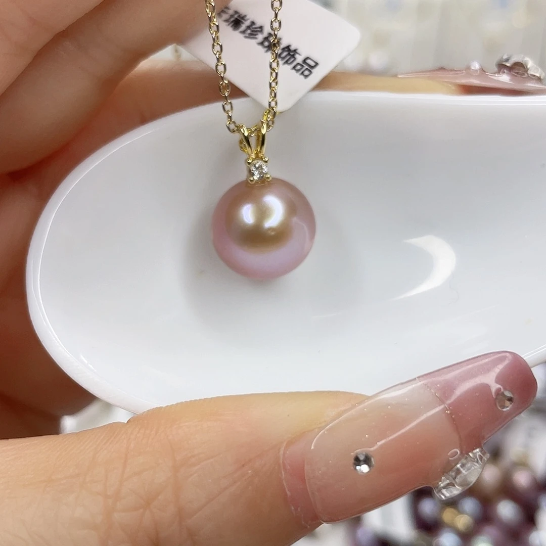 淡水珍珠未镶嵌吊坠(赠链)