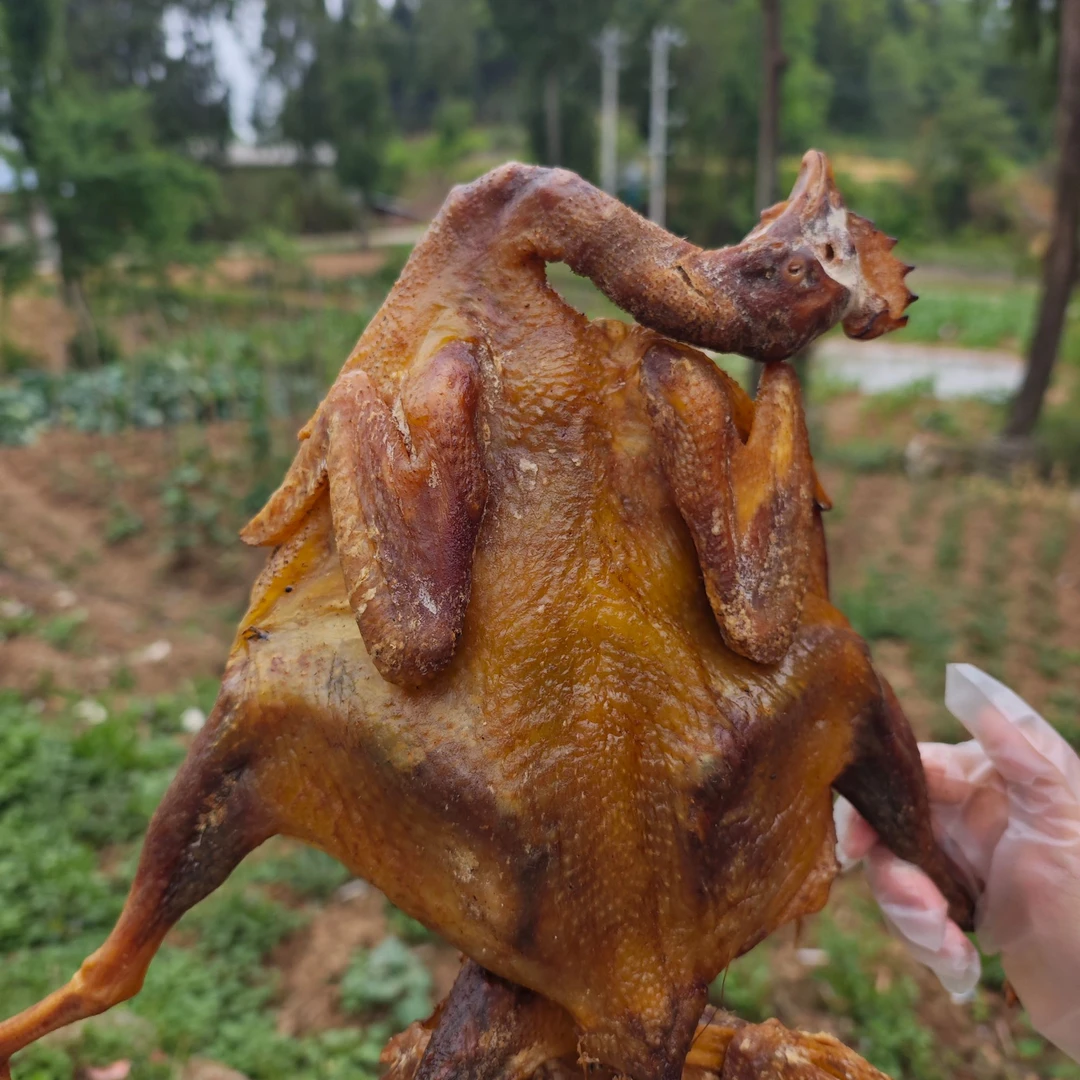 【百村千人】代卖农家纯粮食喂养土鸡  烟熏鸡