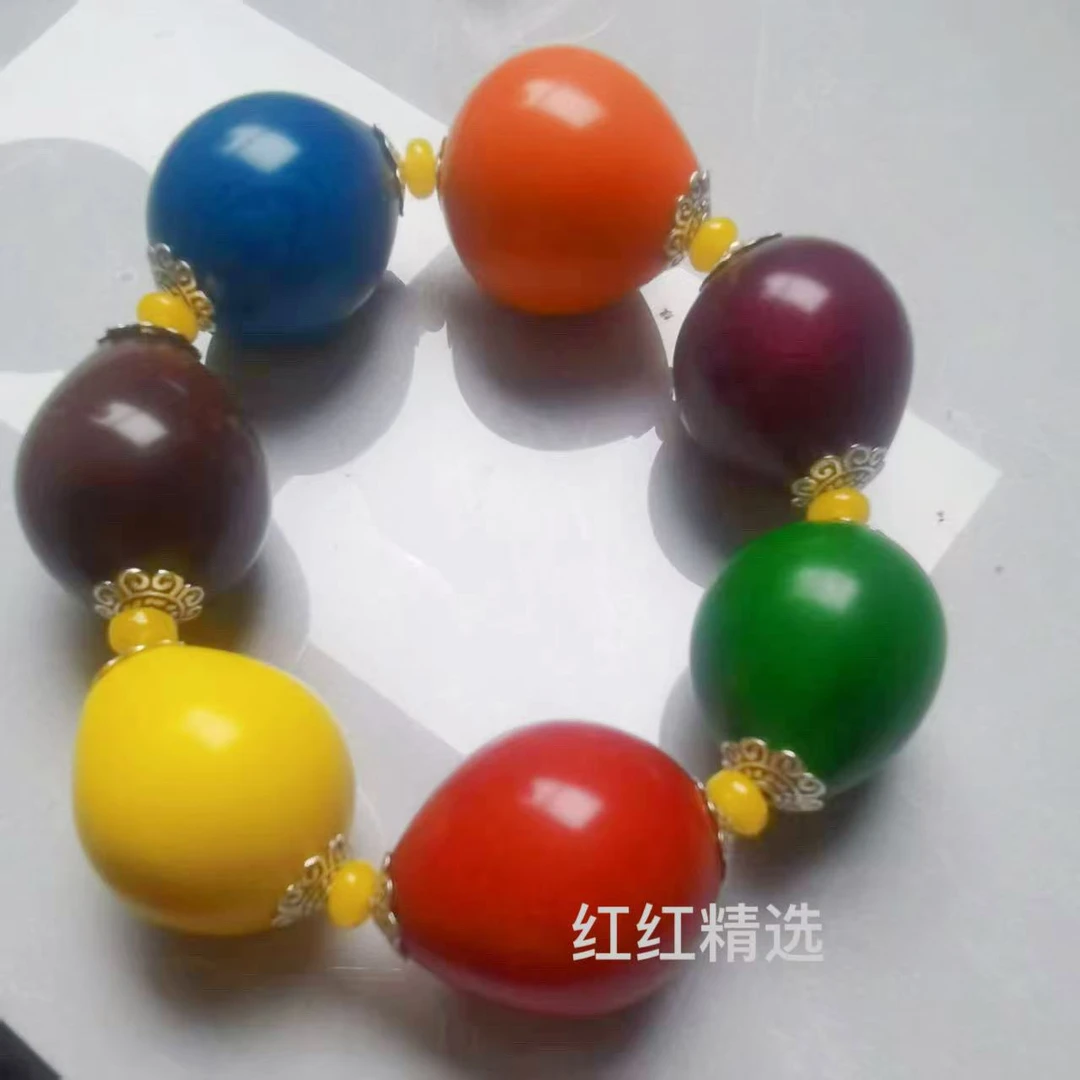 七彩多宝手串可盘可配带