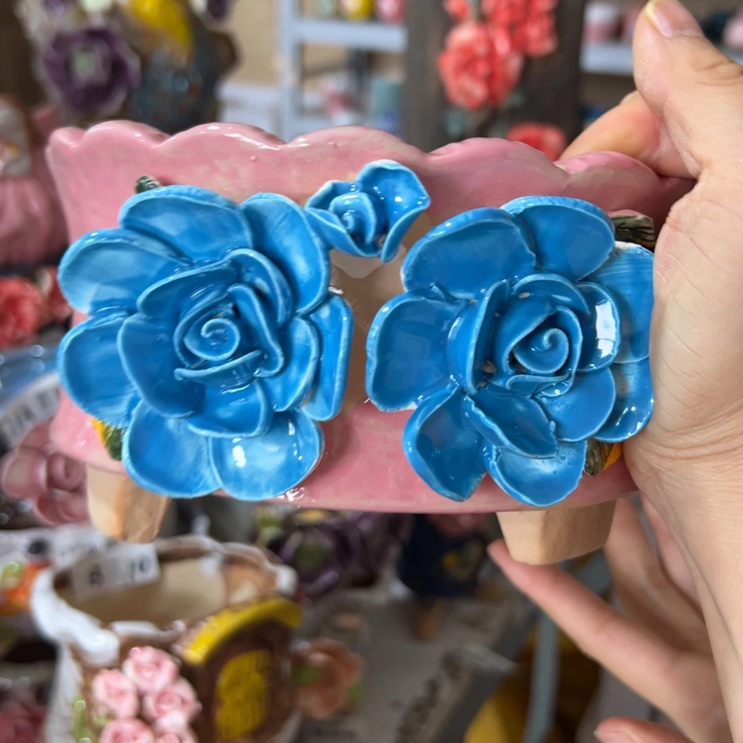 多肉花盆，满20米发货爱退款拉黑