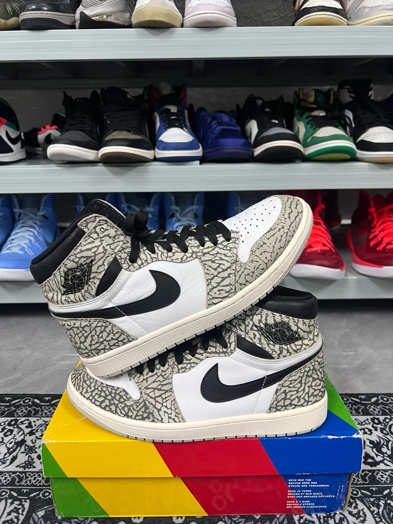 90新 maje 43码/aj1爆裂纹休闲鞋/二手正品