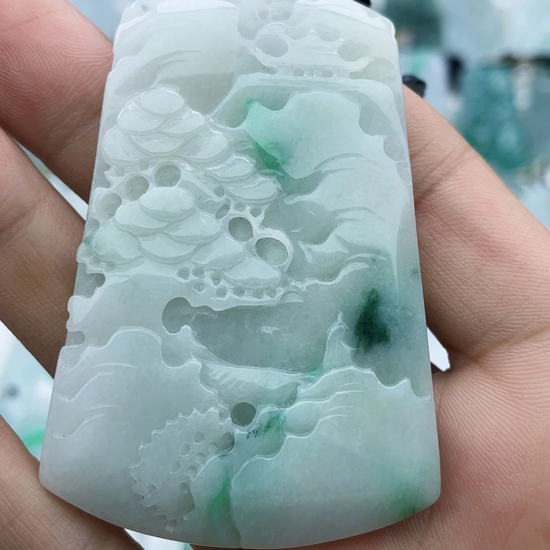 颈饰未镶嵌翡翠翡翠