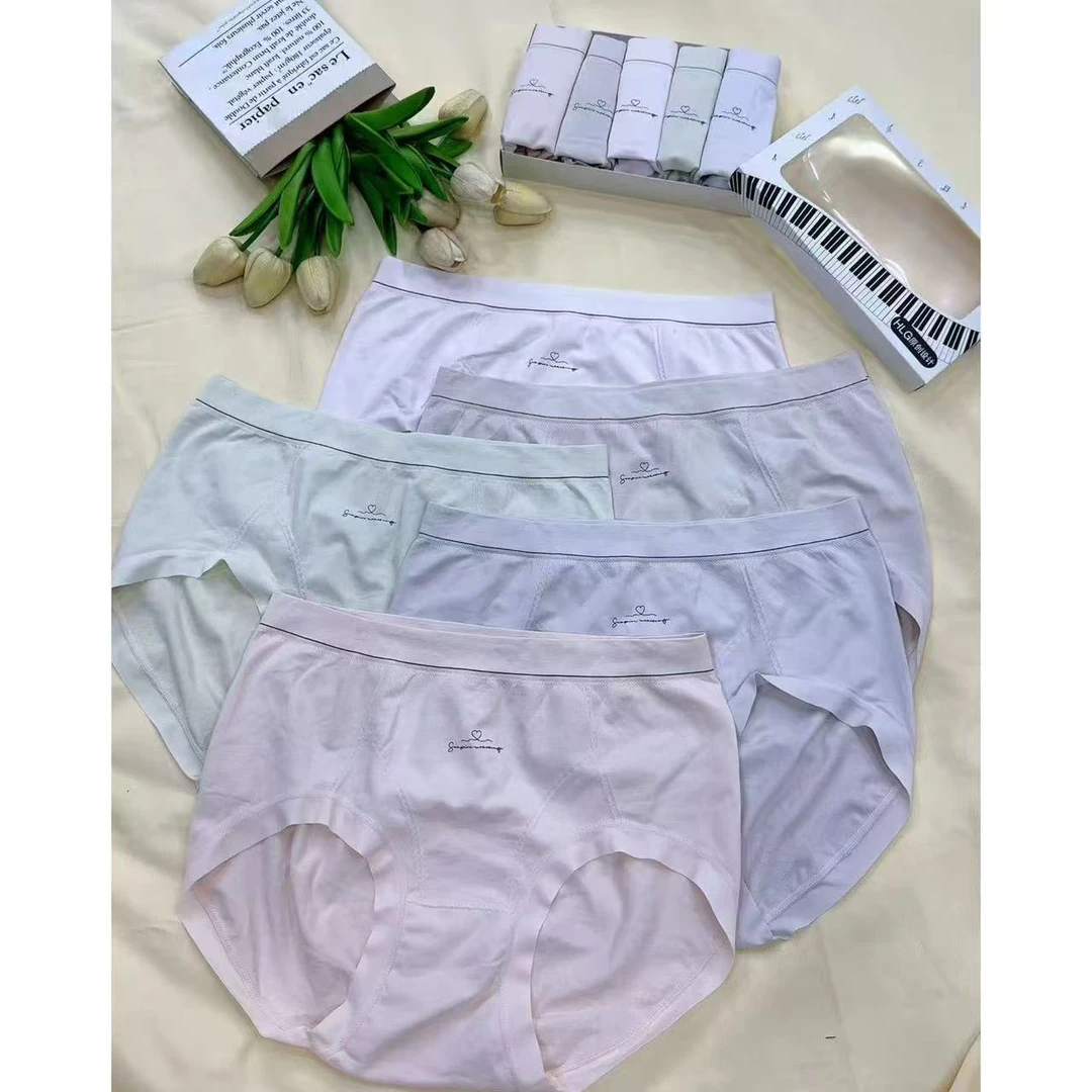 “厂家福利”肥太太裸感高腰贼舒服内裤（五条装 颜色随机）