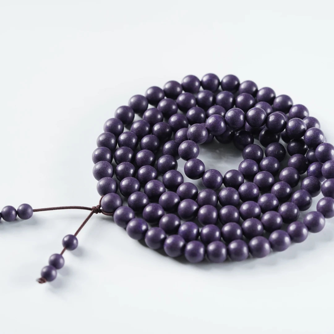 【珊木居】HXZ983JY 紫阙归元合香珠0.8*108颗圆珠多圈手串+香膏