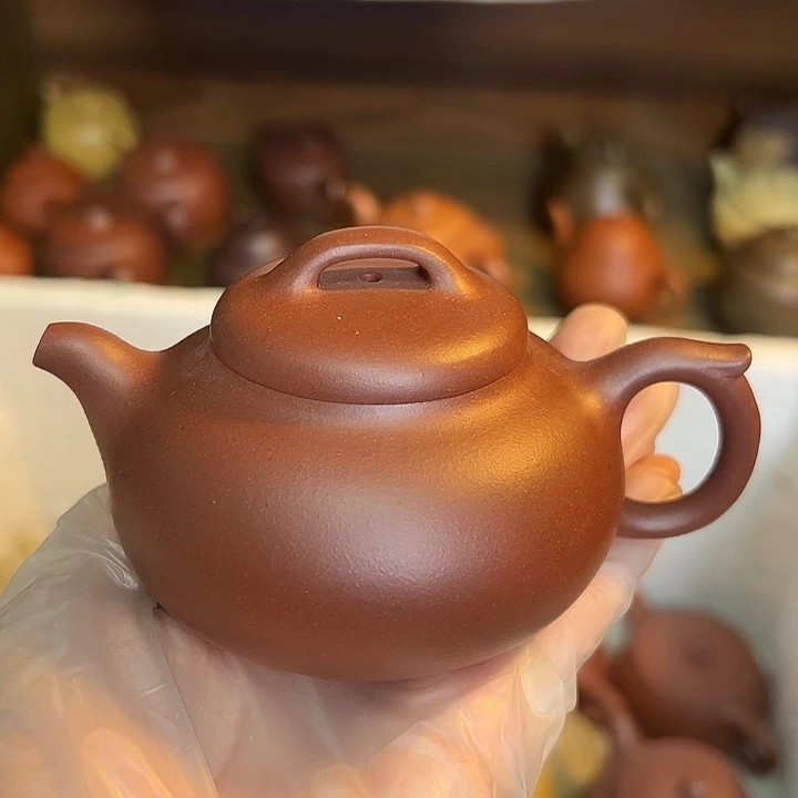 紫砂茶壶宜兴紫砂壶紫泥170