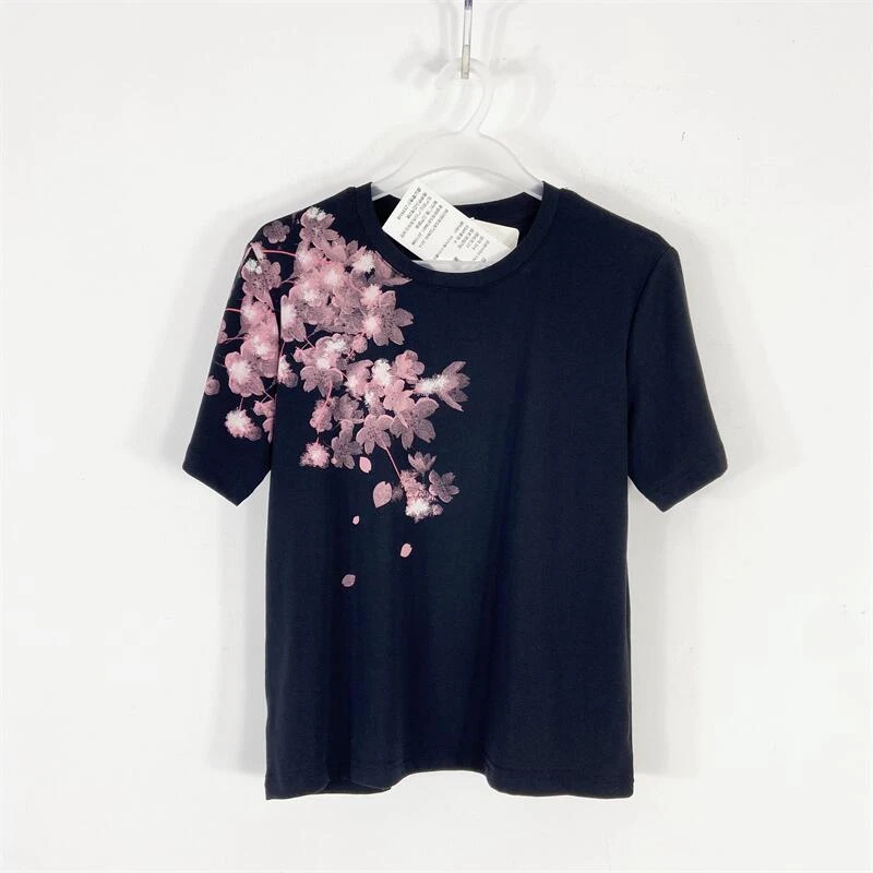 【77衣橱】KD2353精品女装上衣短袖T恤气质轻奢【红人上新】