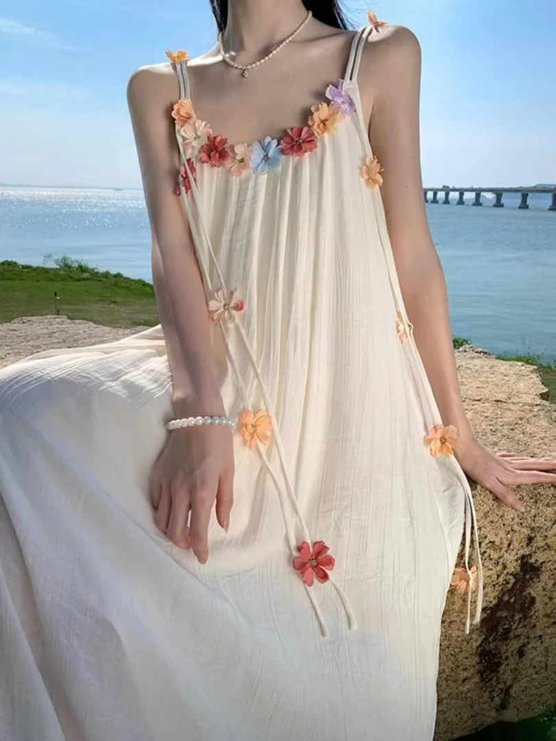 2025年最新款沙滩裙，仙女裙