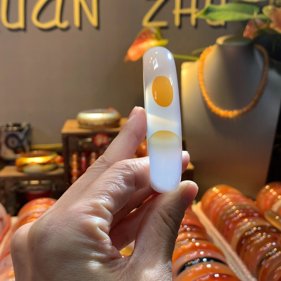 玛瑙/玉髓未镶嵌手镯9号