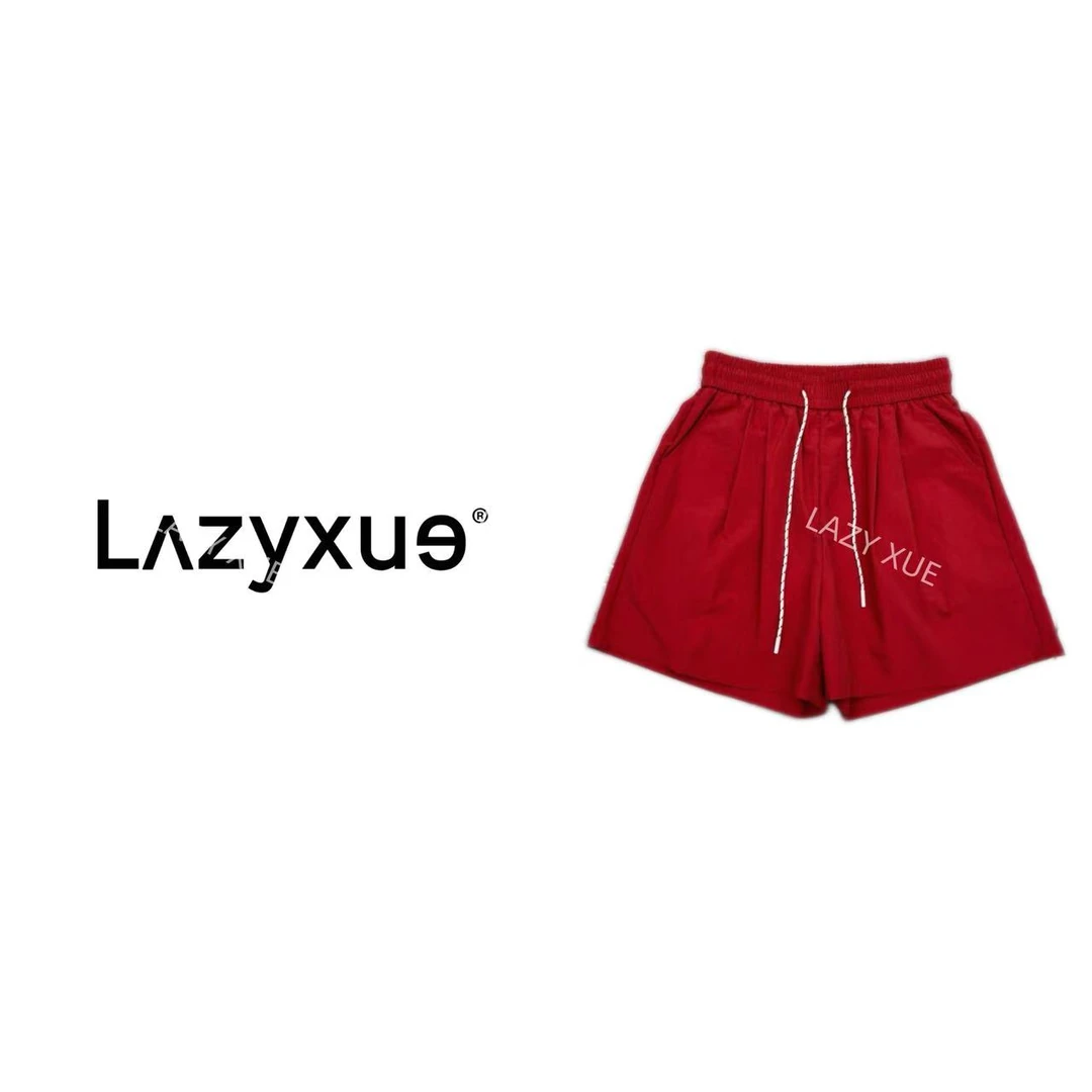 LAZYXUE薛懒懒/"清凉一夏"新款010松弛运动显瘦松紧阔腿短裤 6621