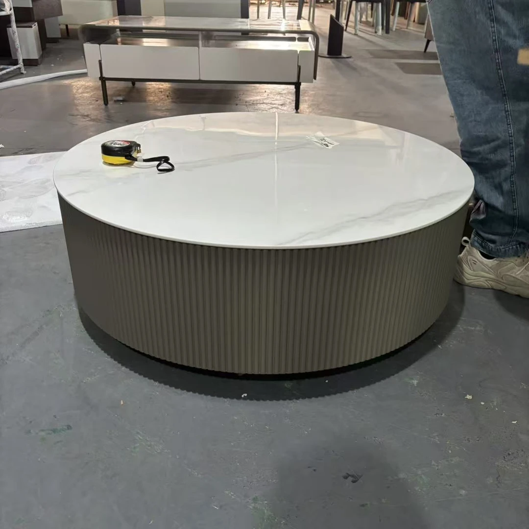 圆茶几 尺寸：0.9-0.32