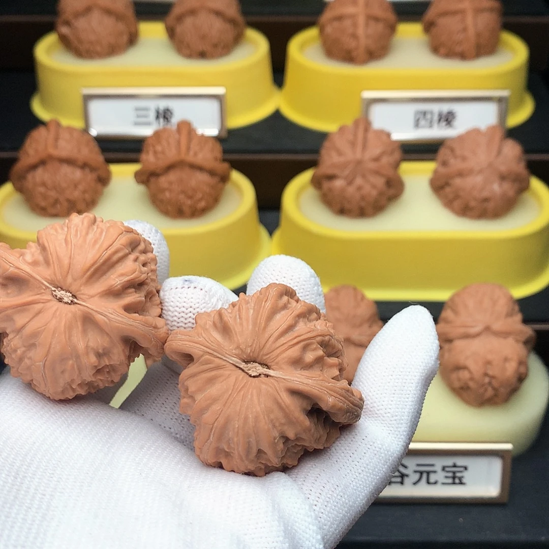 吊坠文玩核桃107号白狮子41+