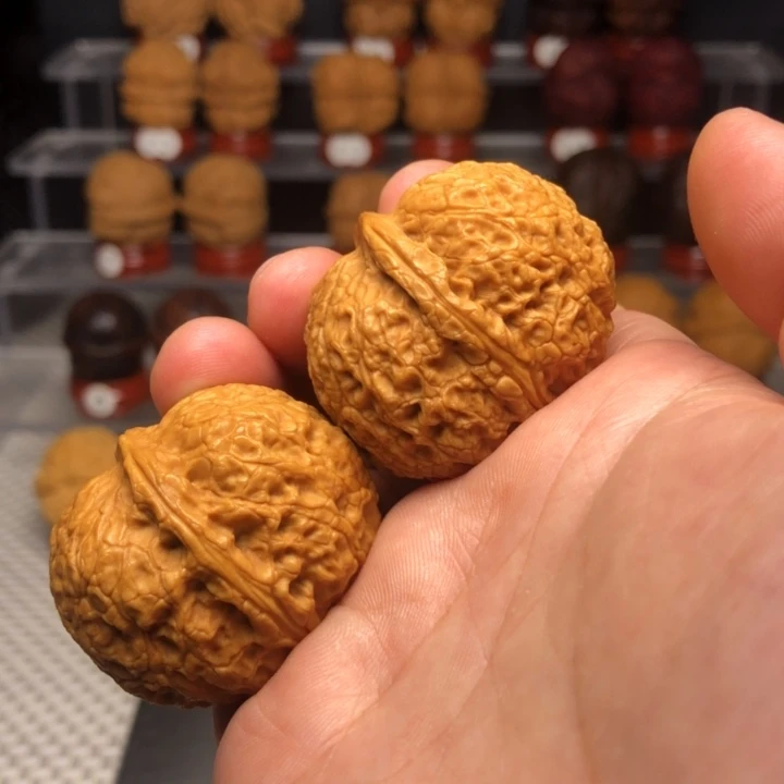 文玩核桃把件3黄金印