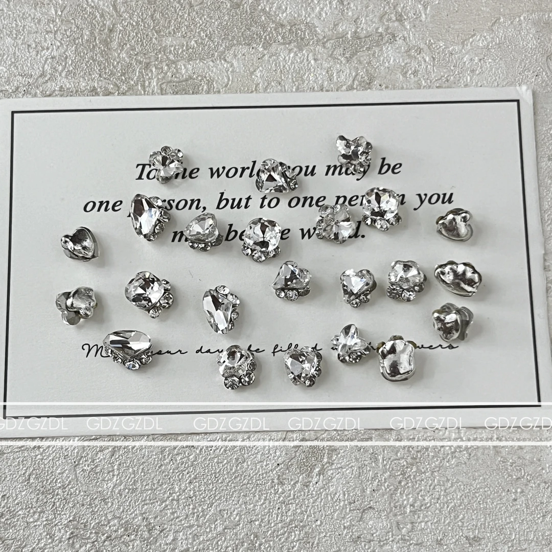 赛乐驰【本甲适用小号成品钻球】堆钻美甲饰品超闪指甲装饰美甲钻