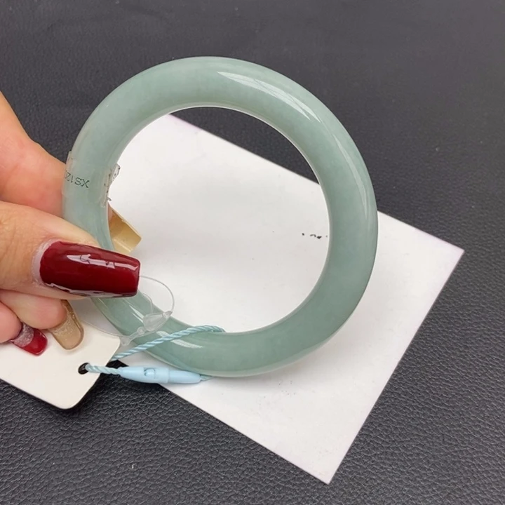 翡翠手镯未镶嵌50-52圆条