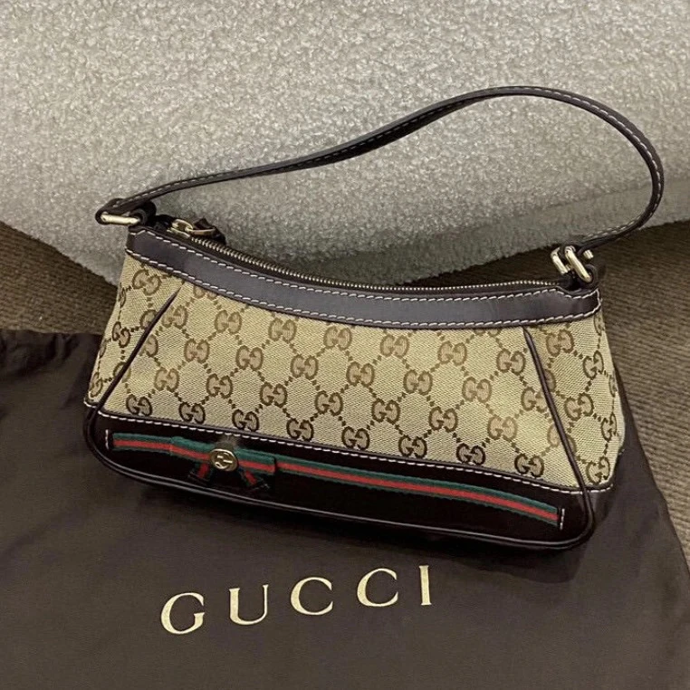 95新 GUCCI/古驰 单肩腋下包