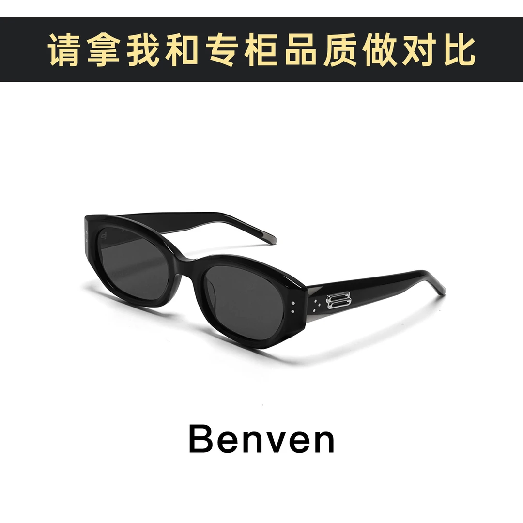 王嘉尔同款GM墨镜Benven高级感猫眼太阳镜女UV400防晒防紫外线