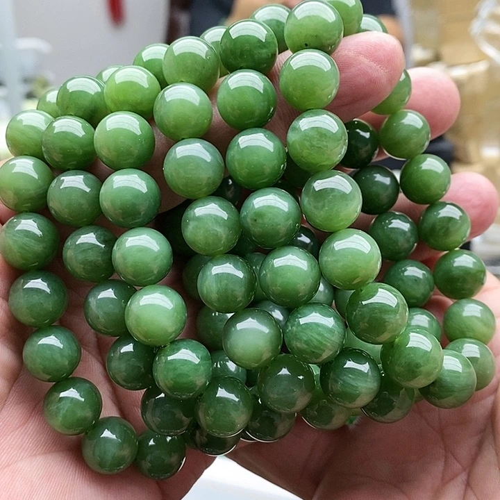 【闪购商品】未镶嵌手串和田玉12碧玉多样性发货拍一发一