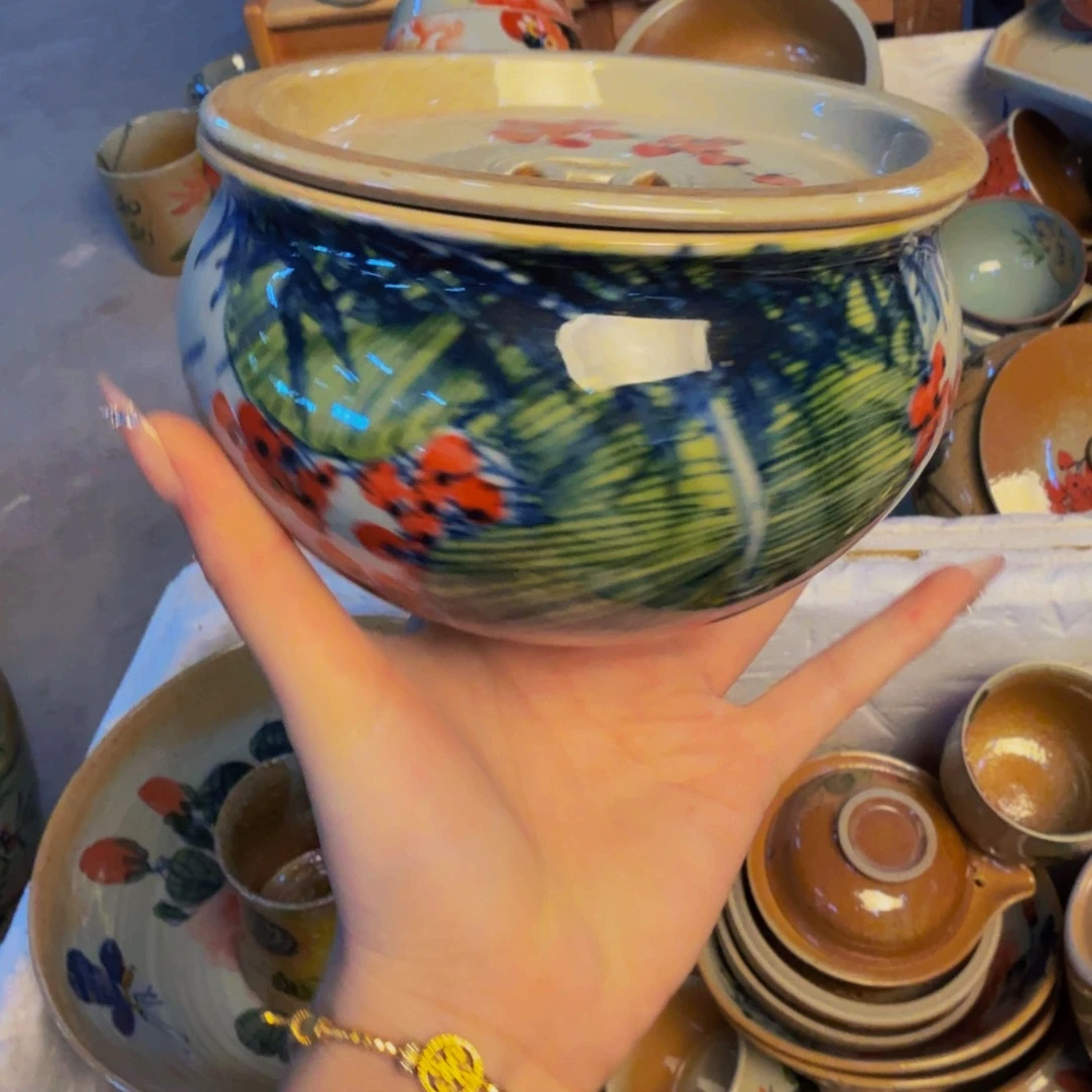 瓷片景德镇陶瓷手工手绘