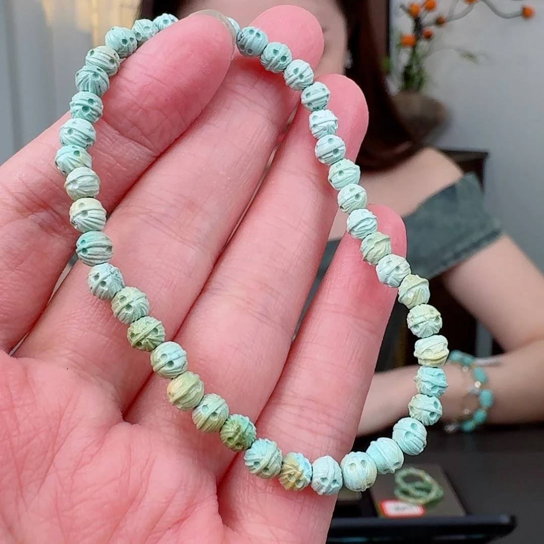 未镶嵌绿松石珠宝奇石