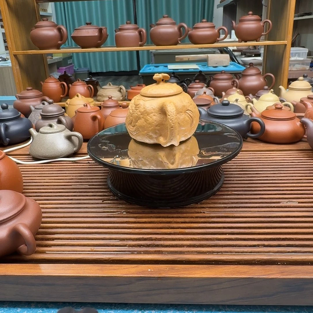 紫砂茶壶半手工制作