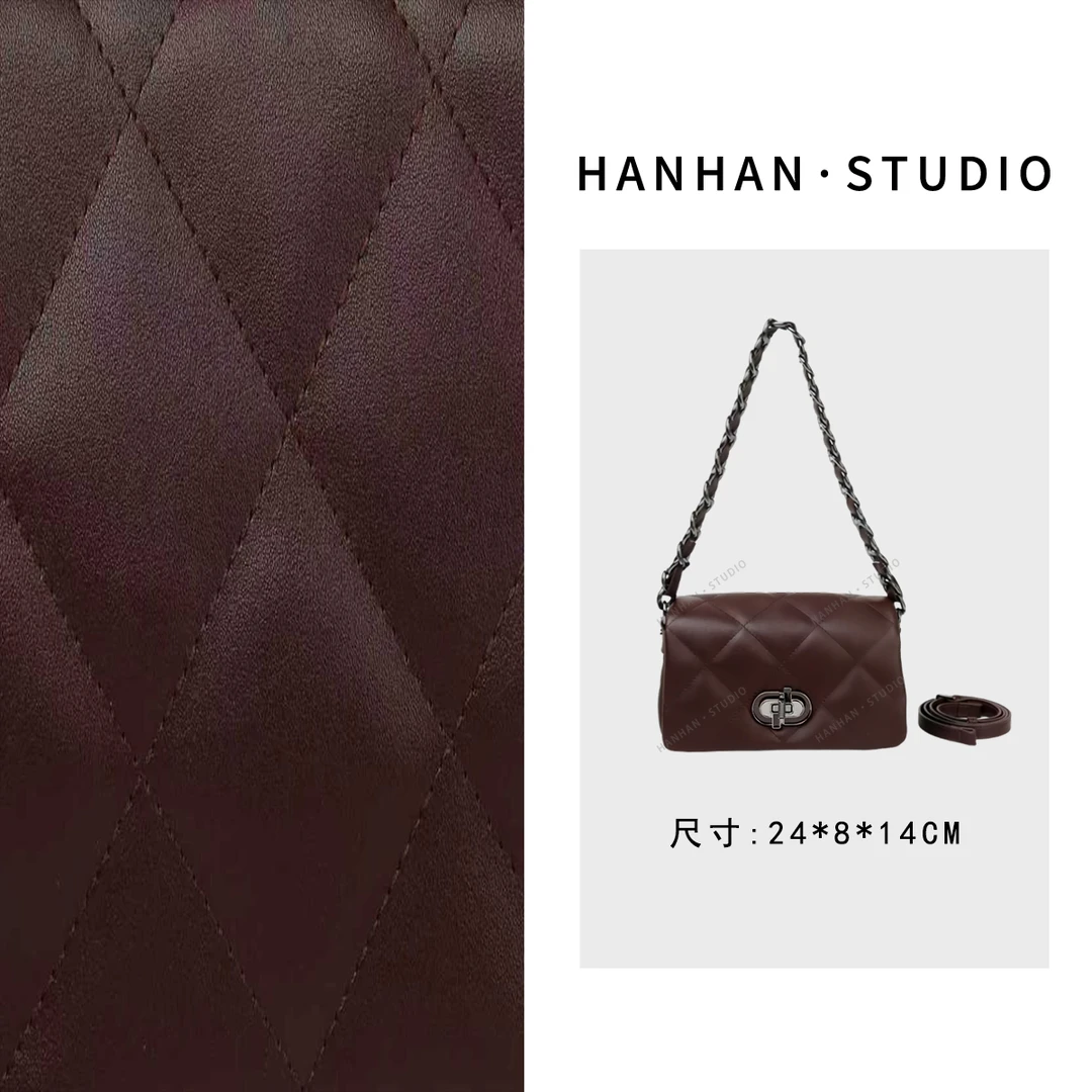 【韩韩甄选】SKL-5813-1-咖啡色 轻奢时尚气质百搭单肩腋下女包