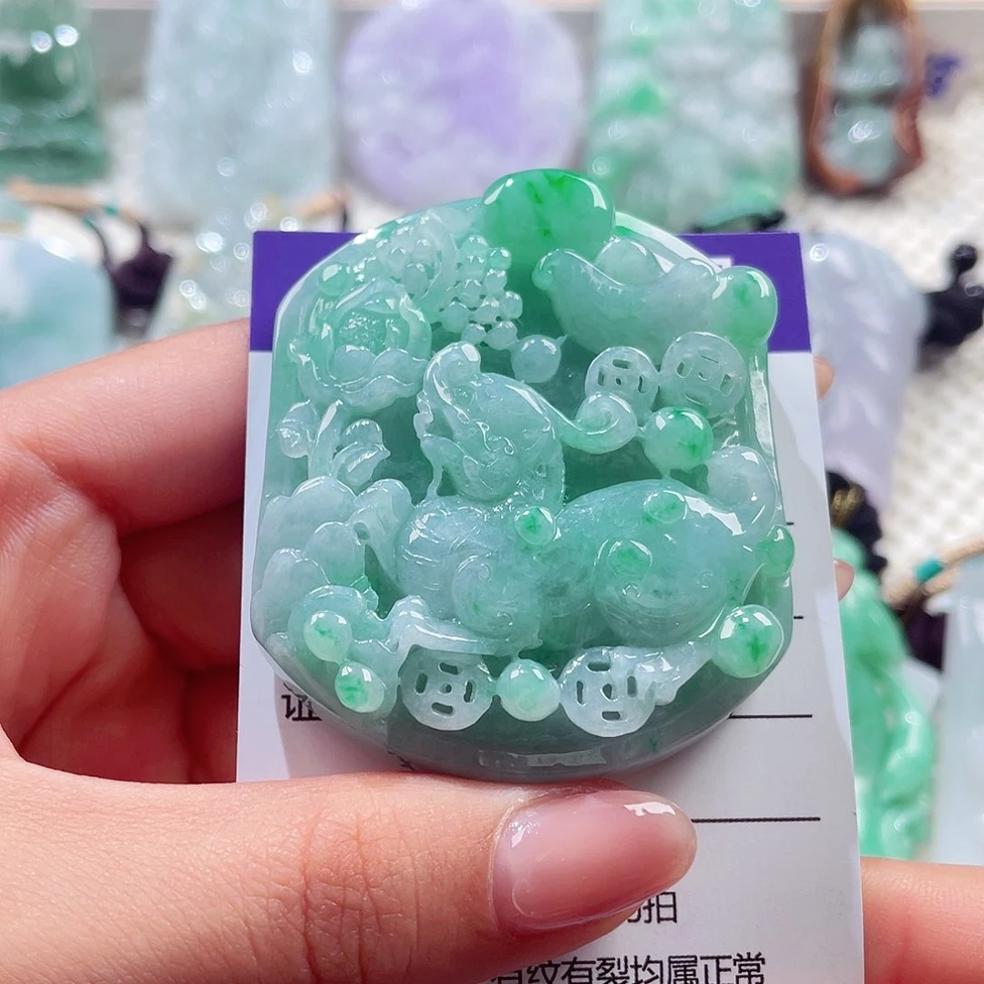 颈饰未镶嵌翡翠翡翠