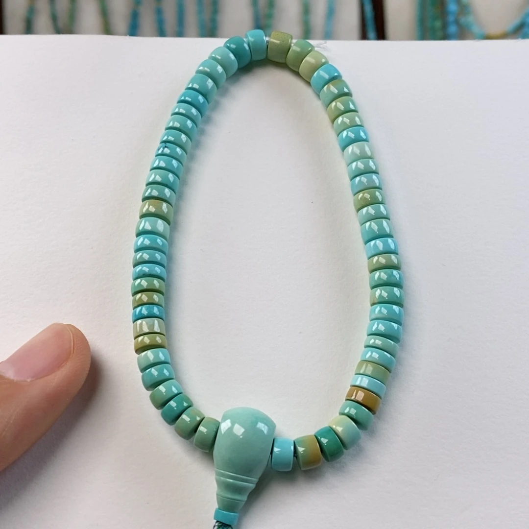 绿松石未镶嵌手持6.8