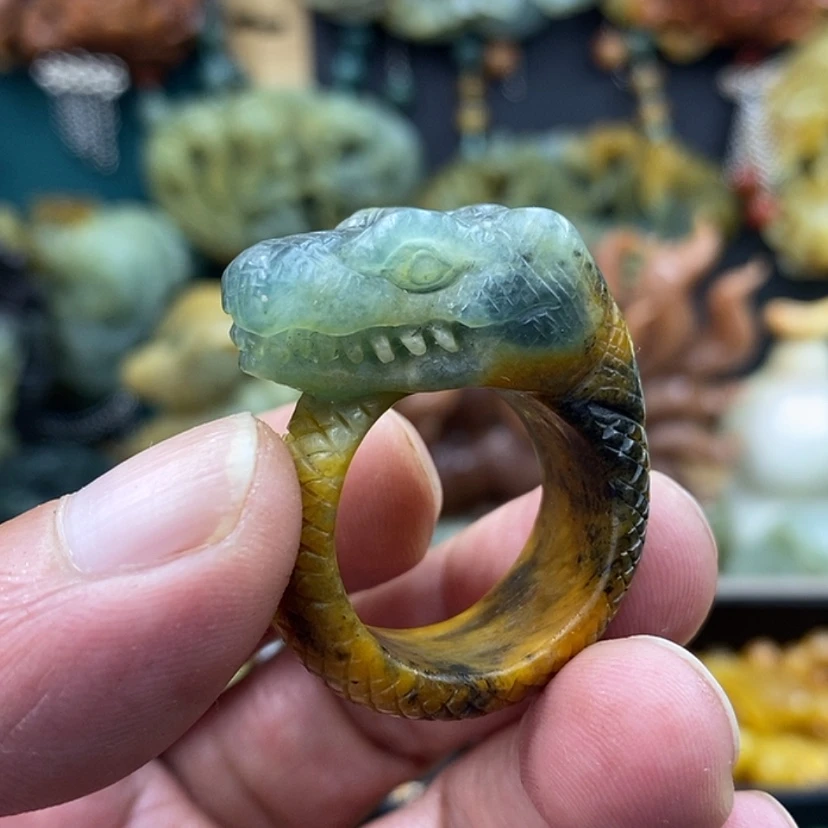 【闪购商品】未镶嵌岫玉戒指