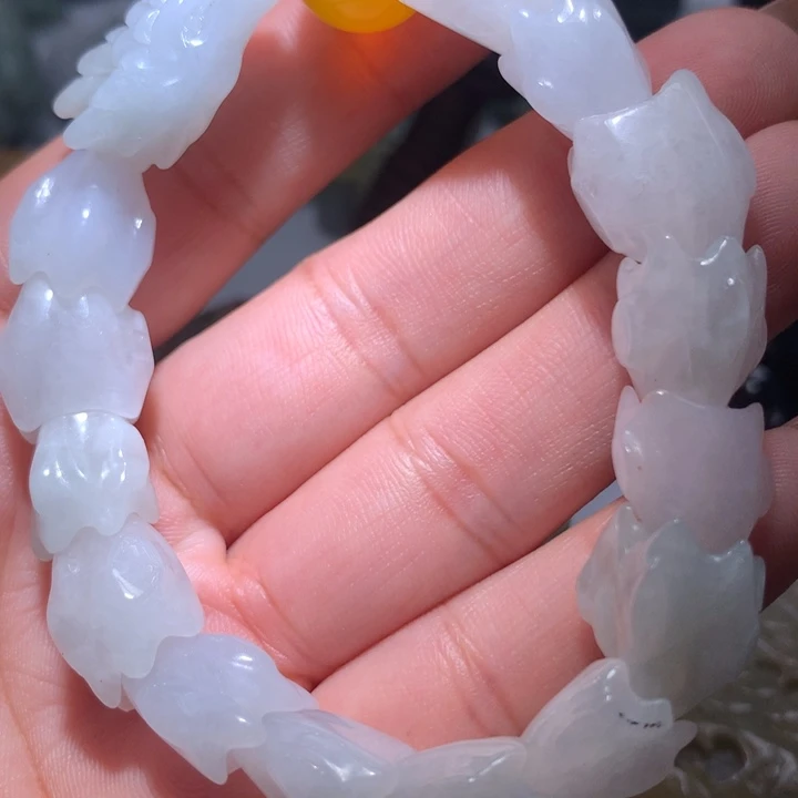 翡翠未镶嵌颈饰保真天然A货翡翠