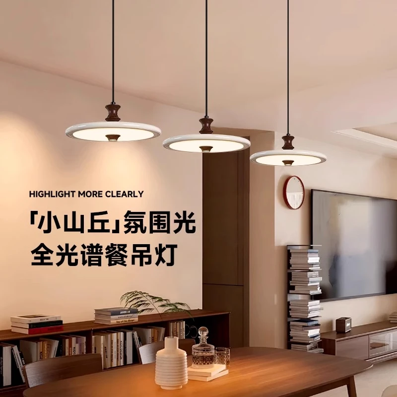 奥朵竹节中古风餐厅吊灯三头餐桌灯法式复古艺术2025年新款灯具