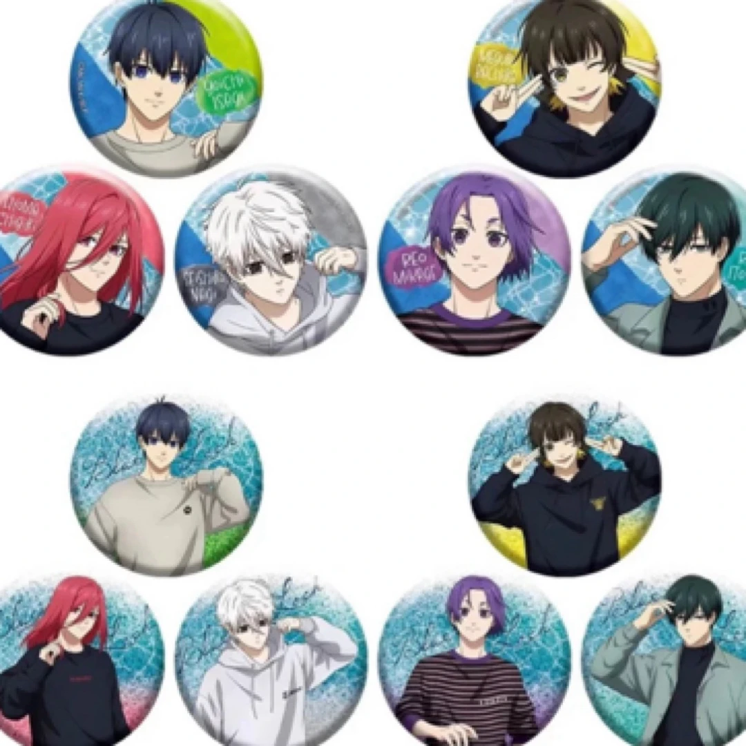 【日谷】蓝色监狱水族馆随机闪吧唧徽章