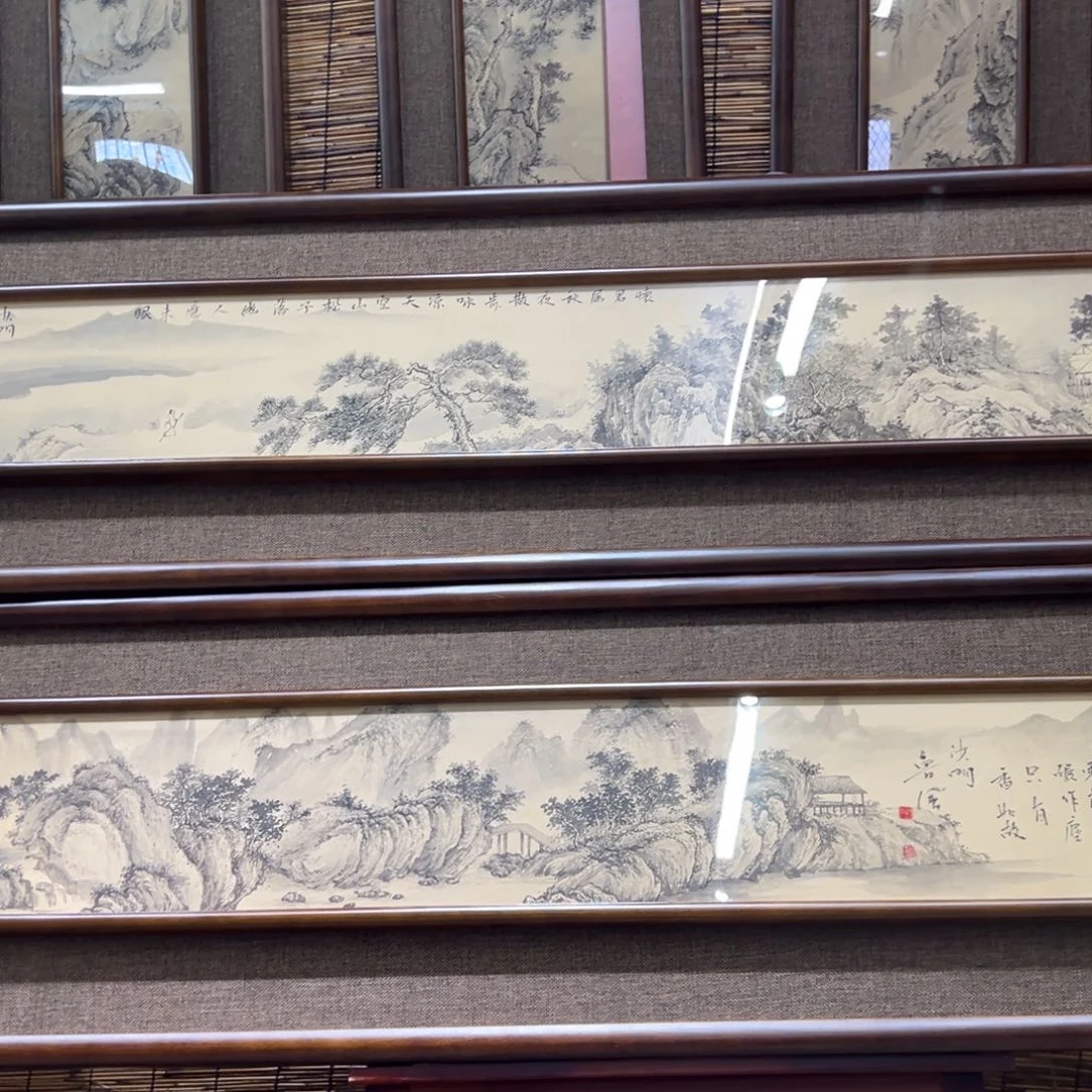 素***馆国画亲笔手绘作品