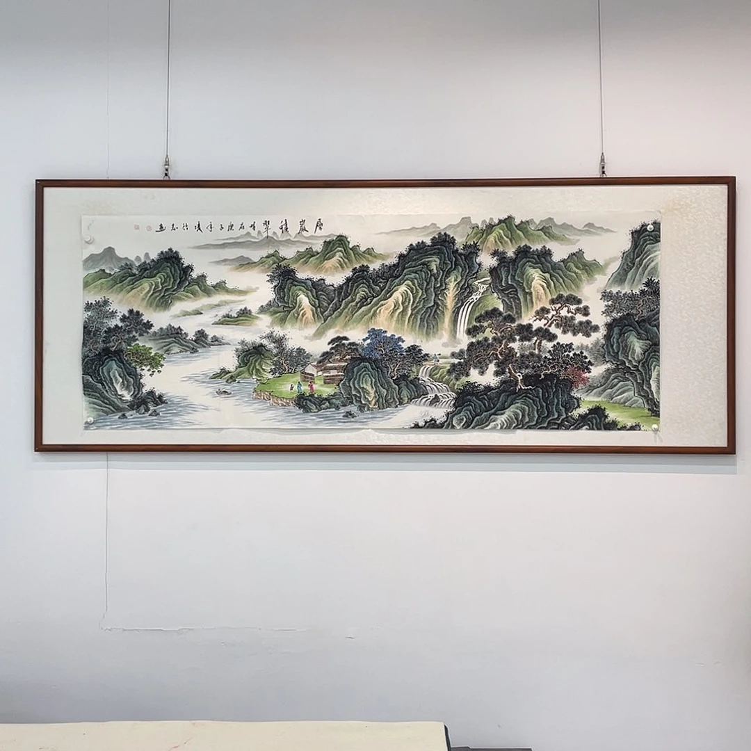 国画凌行志手绘作品