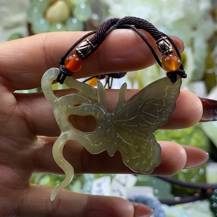 岫玉未镶嵌岫玉吊坠