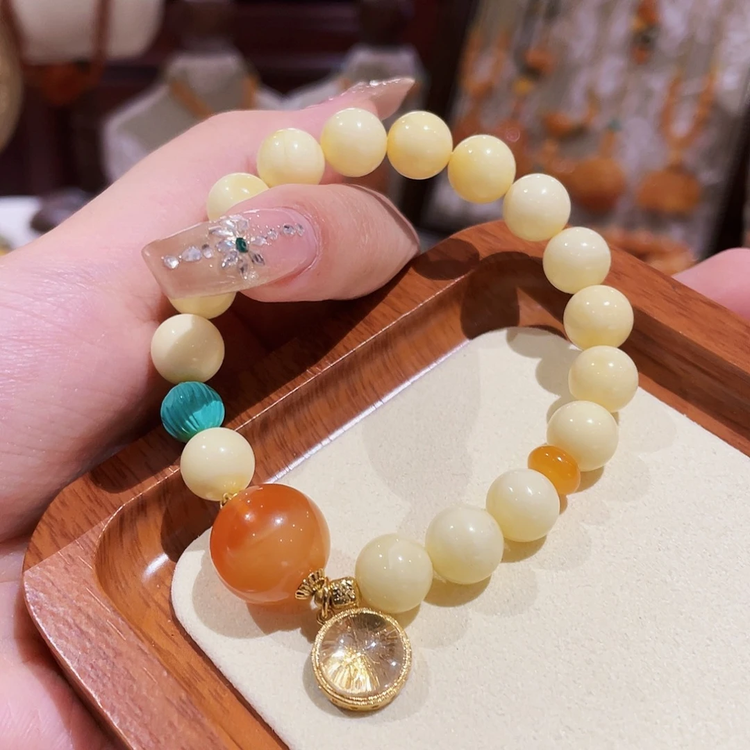 蜜蜡未镶嵌手链手串