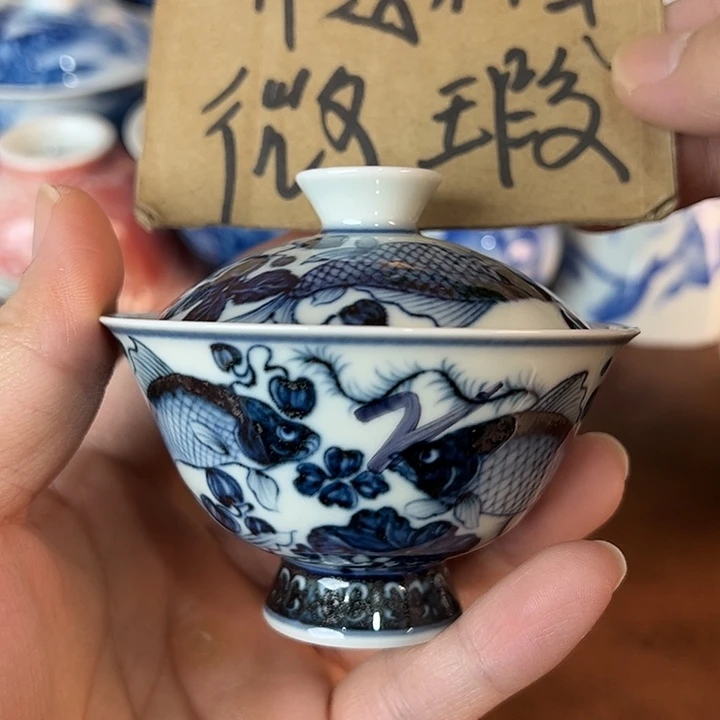 木***砖瓷片景德镇全手工手绘陶瓷