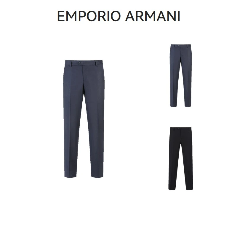 Emporio Armani阿玛尼 男士西裤西装裤通勤长裤01P650 01047