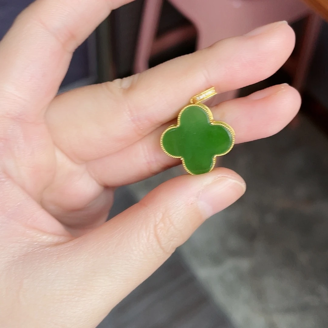 和田玉（碧玉）颈饰未镶嵌