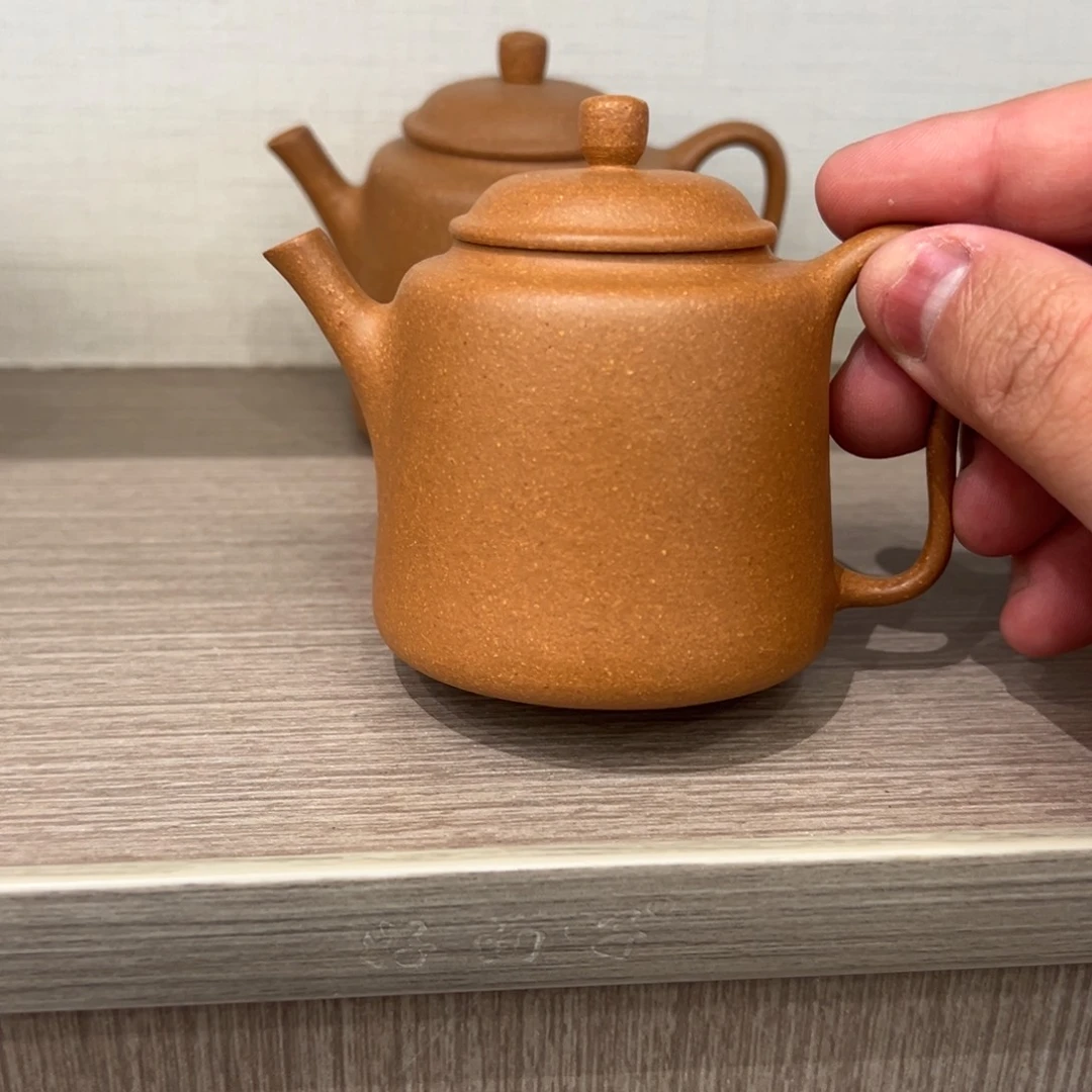 紫砂茶壶100cc黄金段禅钟