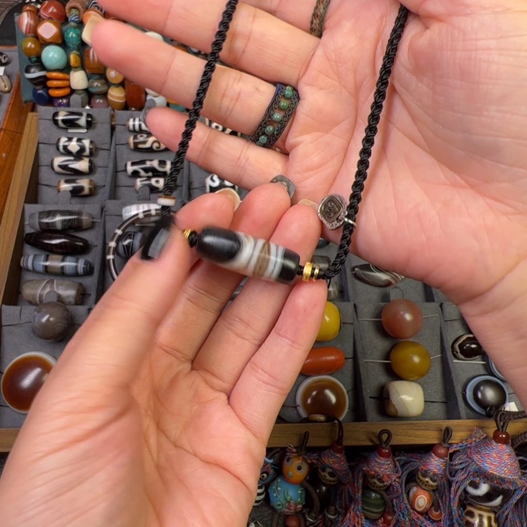 玛瑙/玉髓未镶嵌项链