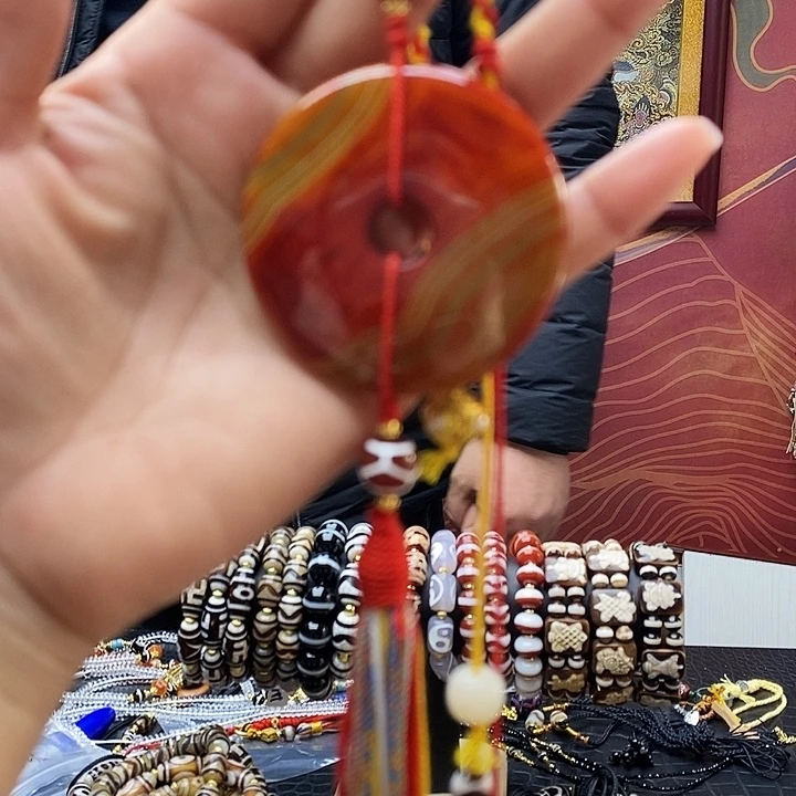 玛瑙/玉髓合金颈饰