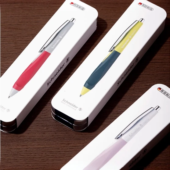 海豚按动软握中性笔商务办公签字笔