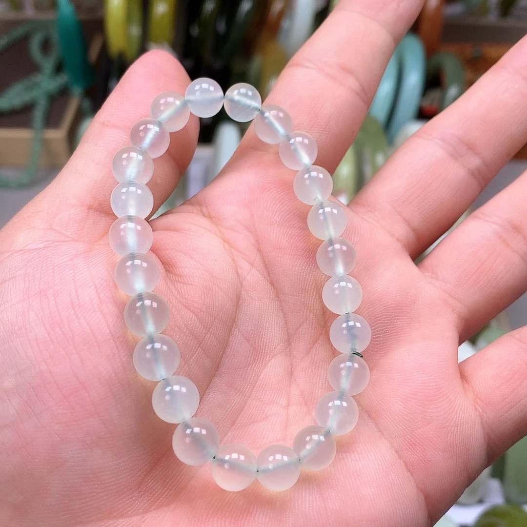 蛇纹石玉手链未镶嵌