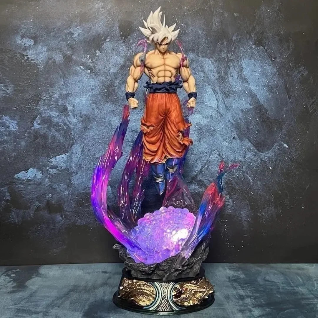 【全款预订】自在极意悟空53cm 白发觉醒悟空七龙珠gk手办模型摆件