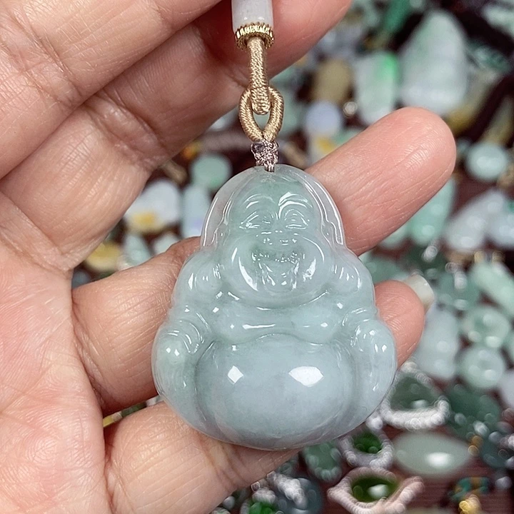 翡翠未镶嵌颈饰天然A货翡翠玉配证书