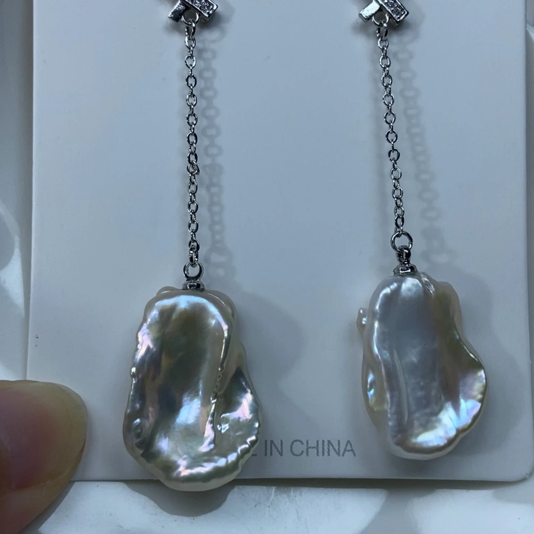 淡水珍珠耳环合金福利281