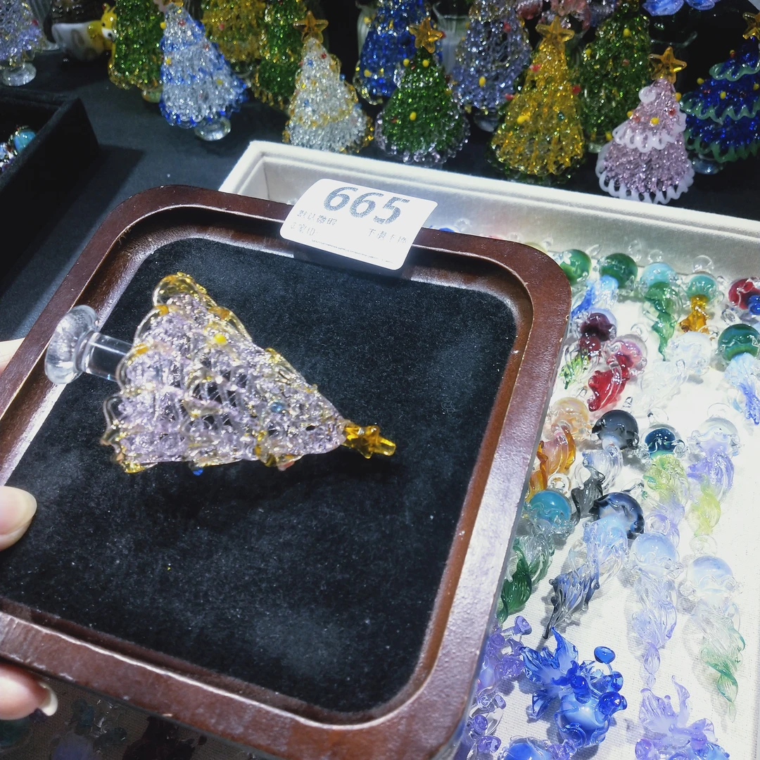 纯手工琉璃挂坠琉璃摆件琉璃吊坠