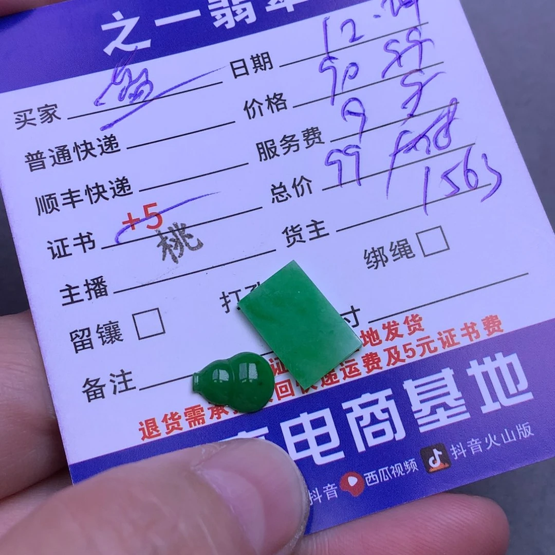 颈饰未镶嵌翡翠蓝***J