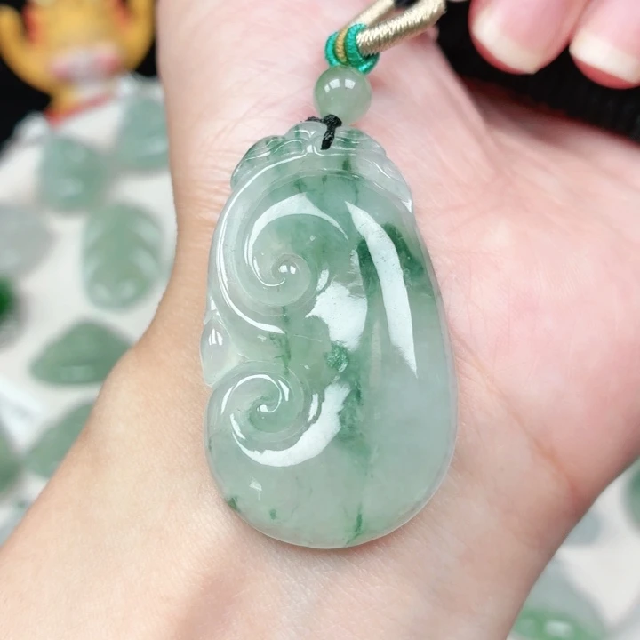 翡翠未镶嵌颈饰缅甸天然A货翡翠