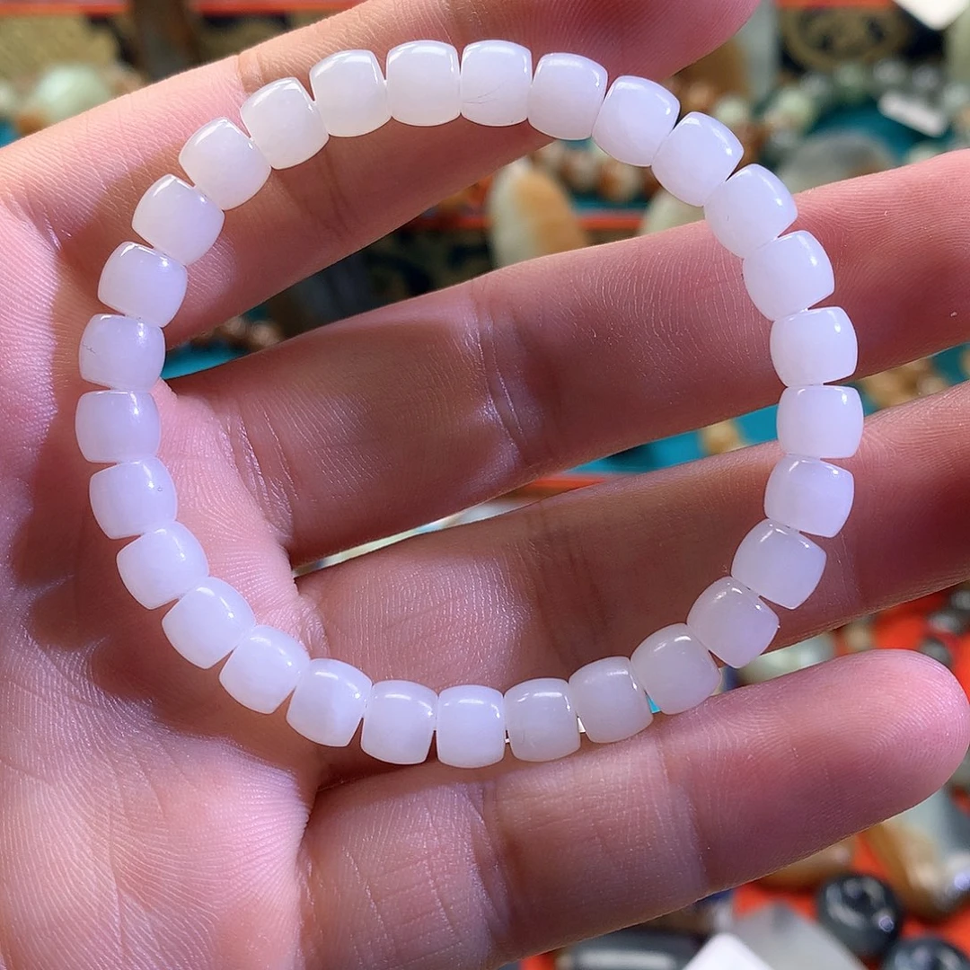 和田玉（糖玉）未镶嵌手链